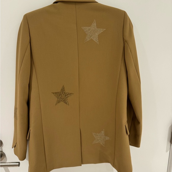 Zadig & Voltaire Viva Etoiles Star Strass Blazer Jacket Size 34 - Picture 5 of 13